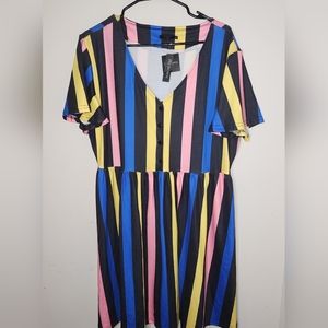 Reborn Striped dress NWT Sz 1X